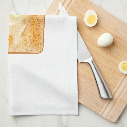 Boter op toast theedoek (Quarter Fold)