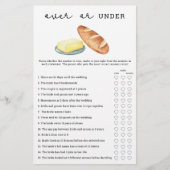 Boter - Over of Onder vrijgezellenfeest spel (Voorkant)