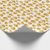 Boter popcorn patroon cadeaupapier (Hoek)
