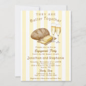 Boter Samen Brood en Boter Engagement Party Kaart (Voorkant)