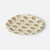 Boter Samen Brood en Boter Vrijgezellenfeest Papieren Bordje (Gekanteld)