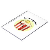Boter Samen Grappige Boter Popcorn Grappenmaker  Notitieboek (Linkerzijde)