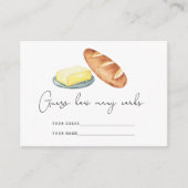 Boter samen, Raad eens hoeveel kurken bruidsspel Informatiekaartje (Voorkant)