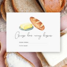 Boter samen, Raad eens hoeveel kussen bruidsspel