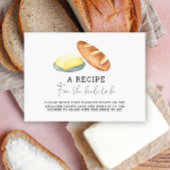 Boter samen - Recept voor de bruid-to-be Informatiekaartje