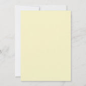 Boter Stof Lilac Bloemblad Bruiloft Kaart (Achterkant)