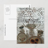 Boter Tarts Recipe Briefkaart (Voorkant / Achterkant)