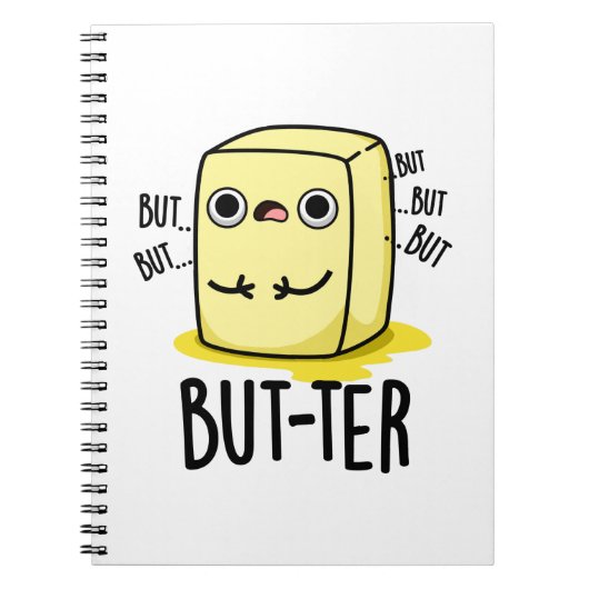 Boter-tige Boter Grap Notitieboek (Voorkant)