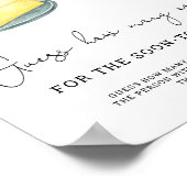 Boter Vrijgezellenfeest raad eens hoeveel kurken Poster (Hoek)