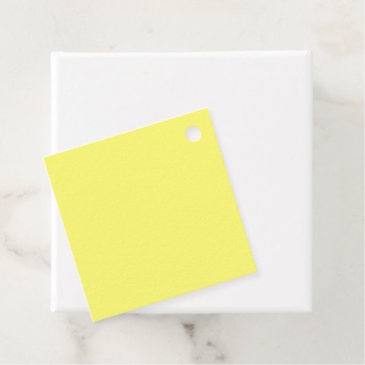 Boter Yellow Bedankjes Labels (In situ)