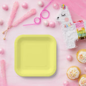 Boter Yellow Papieren Bordje (Feest)