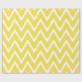 Boter Yellow Southern Cottage Chevrons Cadeaupapier (Vlak)