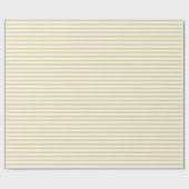 Boter Yellow | Wappapier met witte streep Cadeaupapier (Vlak)