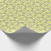 Boterbekergrijs omslagpapier cadeaupapier (Hoek)