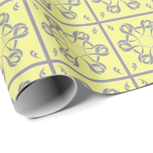 Boterbekergrijs omslagpapier cadeaupapier (Rol Hoek)