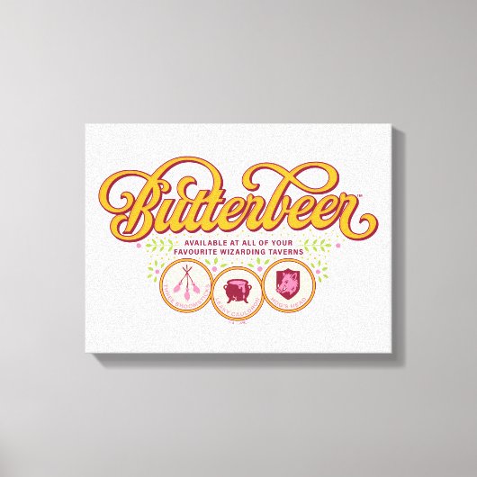 BOTERBIER™ Beschikbaar in tovertavernen Canvas Afdruk (Voorkant)