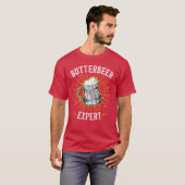 boterbier expert boter-snoepje bier t-shirt (Voorkant volledig)