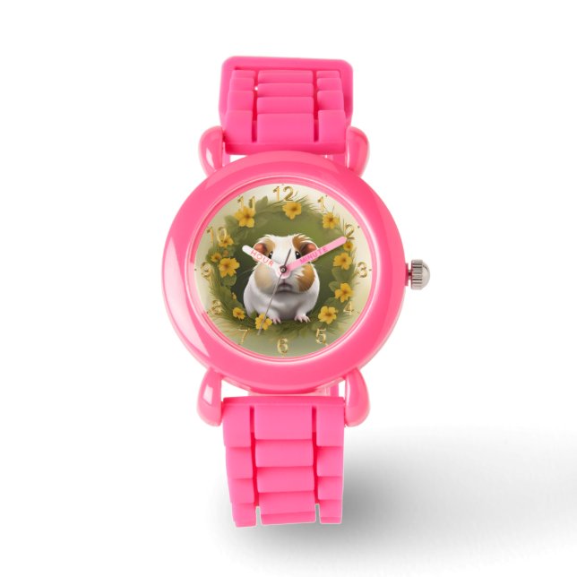 boterbloem-cavia, horloge (Voorkant)