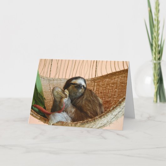 Boterbloem de Luiaard Kaart (Voorkant)