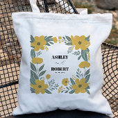 Boterbloem Geel Modern Bloem Bruiloft Welkom Tote Bag