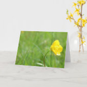 boterbloem kaart (Gele Bloem)