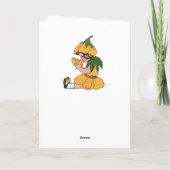 Boterbloem Kind Fantasievolle Bloemenfeest Collect Bedankkaart (Achterkant)