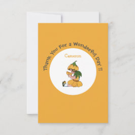 Boterbloem Kind Whimsische Bloemen Feest Collectie Bedankkaart