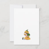 Boterbloem Kind Whimsische Bloemen Feest Collectie Bedankkaart (Achterkant)