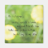 boterbloem magneet (Voorkant)