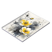 Boterbloem - Waterverf bloemen Notitieboek (Linkerzijde)