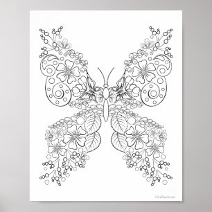 Boterbloemen #8 kleurposter poster