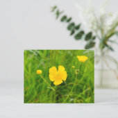 Boterbloemen briefkaart (Staand voorkant)
