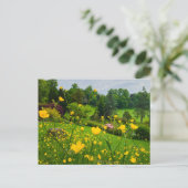 Boterbloemen briefkaart (Staand voorkant)