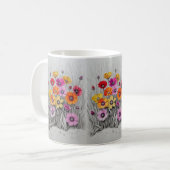 Boterbloemen in Technicolor Koffiemok (Voorkant links)