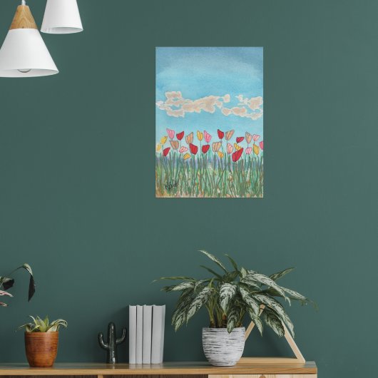 Boterbloemen Poster (Woonkamer 1)