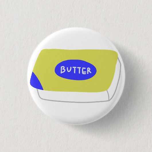 Boterblok Bakenthousiast Cadeau Ronde Button 3,2 Cm (Voorkant)