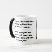 Boterboon, Butterboon, Butterboon, beste weinig .. Magische Mok (Voorkant links)