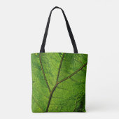 Boterbur leaf leaf aderen groen tote bag (Achterkant)