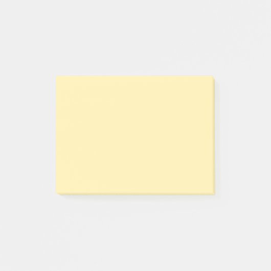 Botercreme effen kleur post-it® notes (Voorkant)