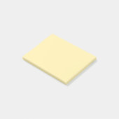 Botercreme effen kleur post-it® notes (Schuin)