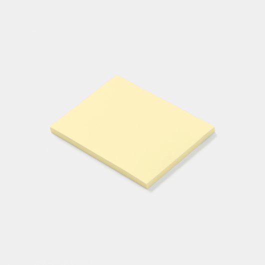 Botercreme effen kleur post-it® notes (Schuin)