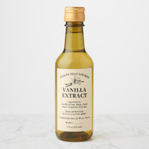 Botercreme Geel Huisgemaakte Vanille-extract Label