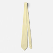 Botercreme Pinstripe Stropdas (Voorkant)