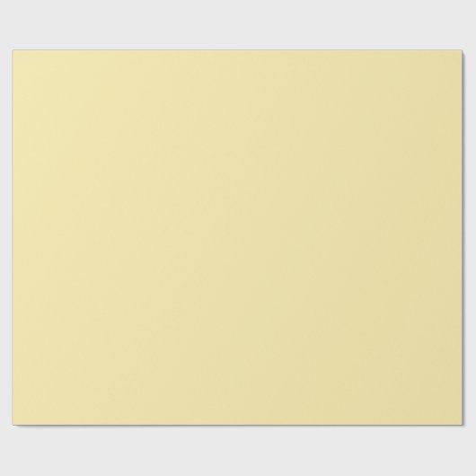 Botercrème Solid Color Cadeaupapier (Vlak)