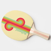 Botercreme Whisper Stripe Loop met naam Tafeltennisbatje (Zijkant)