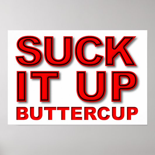 Botercup Funny Poster (Voorkant)