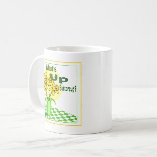 Botercup omhoog koffiemok (Voorkant links)