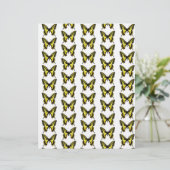 Boterflies patroon origami-papier (Staand voorkant)