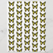 Boterflies patroon origami-papier (Achterkant)