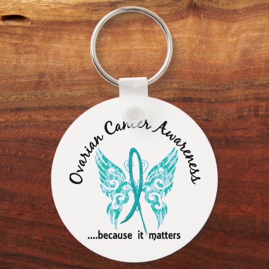 Boterfly 6.1 Ovariumkanker Sleutelhanger (Voorkant)